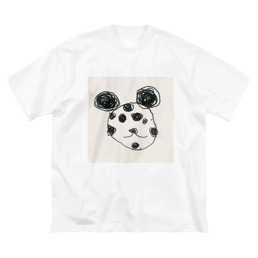うちゅうみかんの飯塚くんのパンダ ビッグシルエットTシャツ