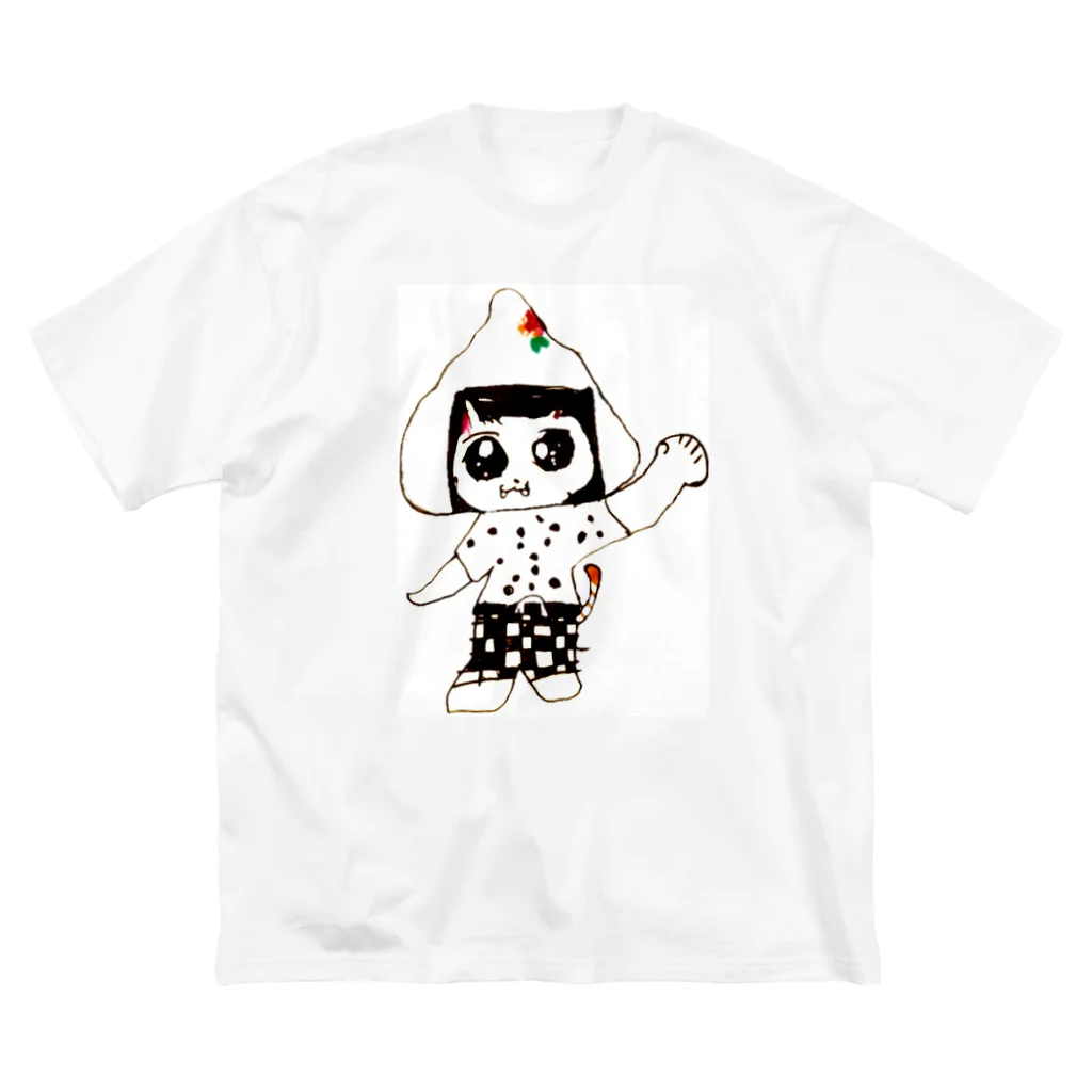 おににゃん（公式）のおににゃん ビッグシルエットTシャツ