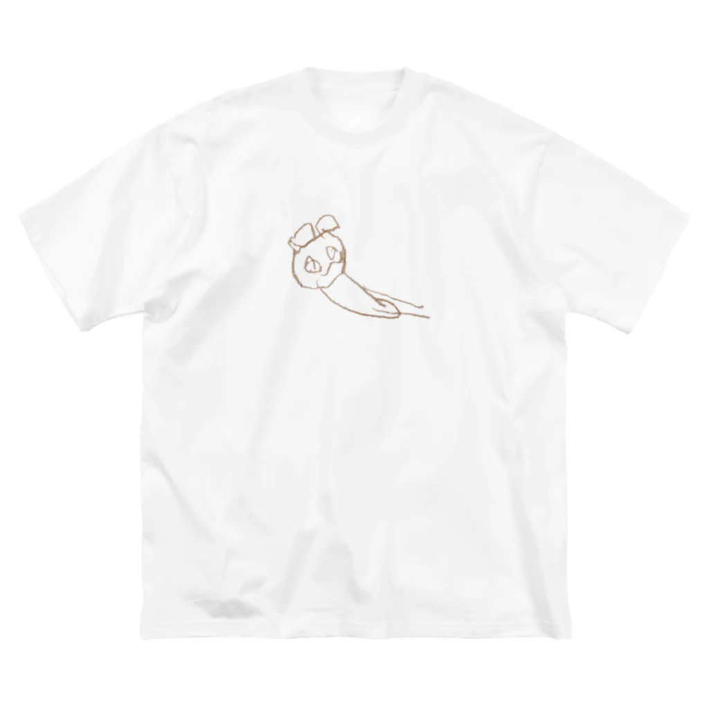 ぴろ(^O^)／のクマ ビッグシルエットTシャツ