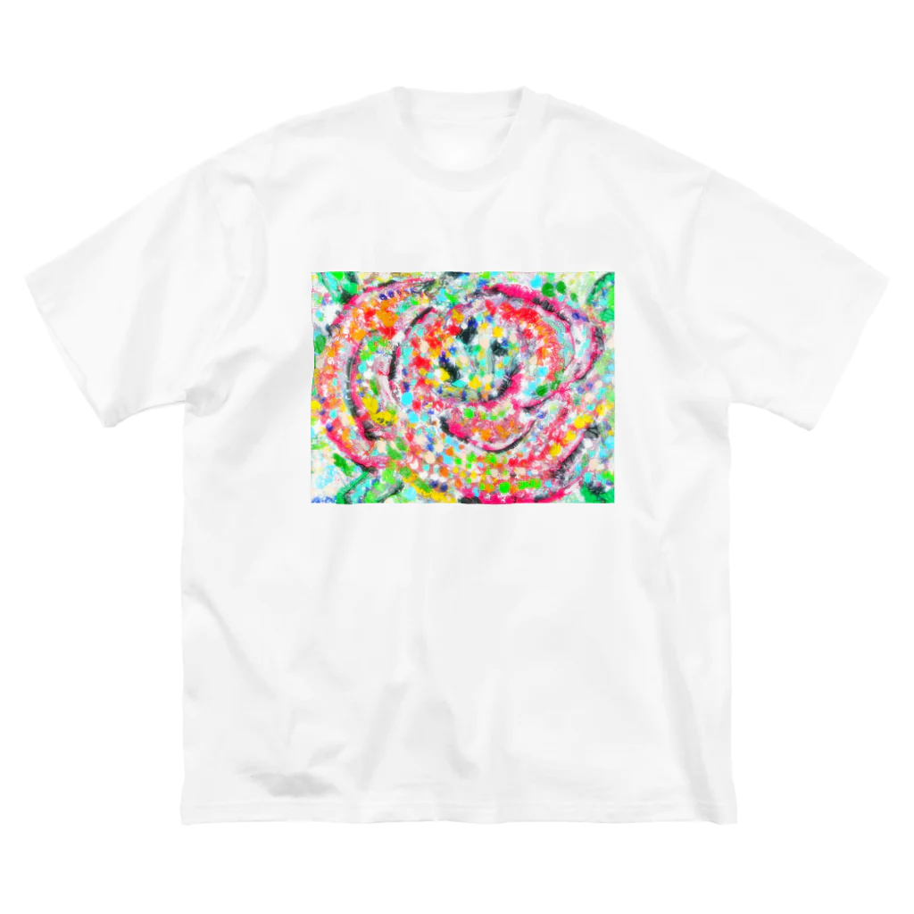 mikoのPINK ROSE 1 ビッグシルエットTシャツ