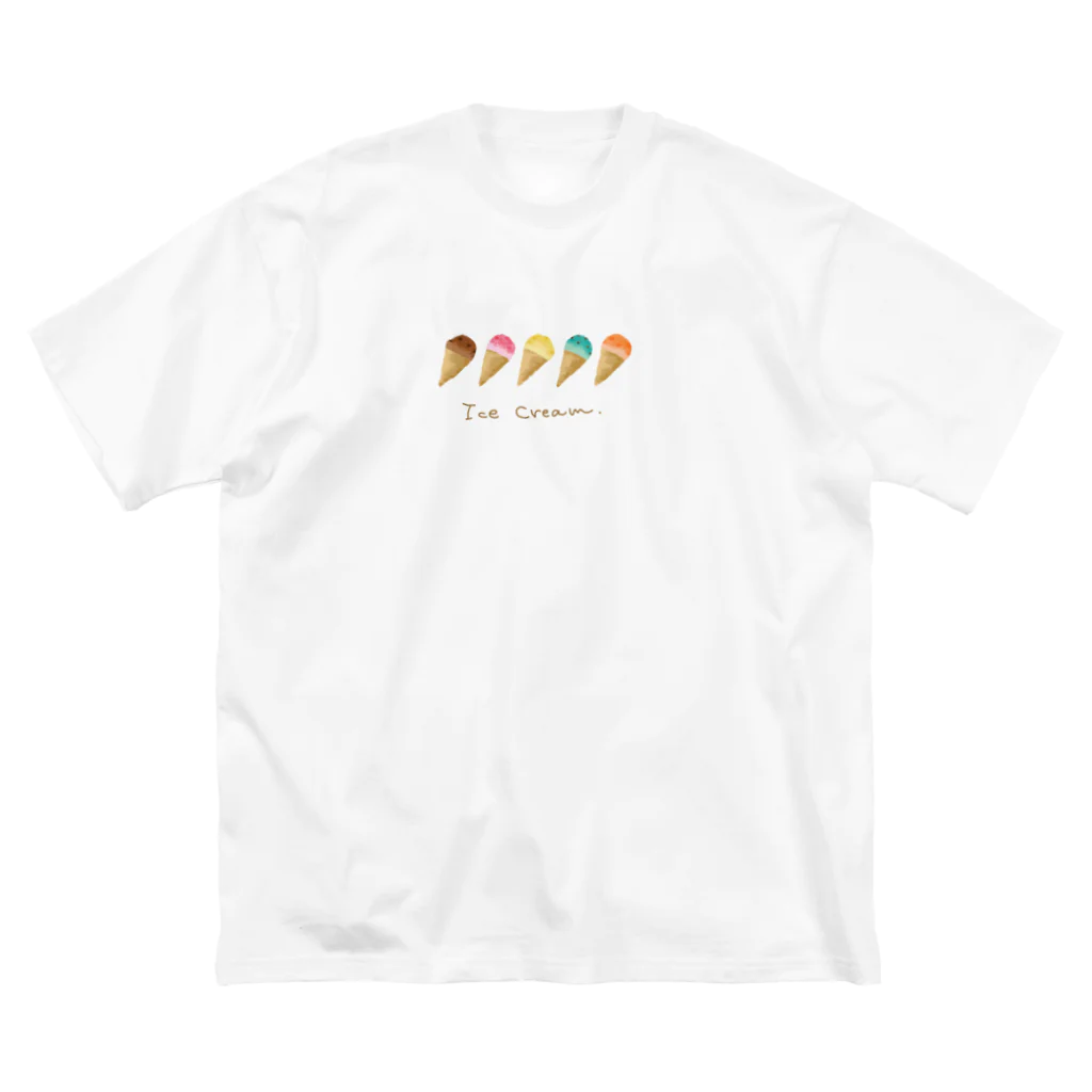 ミヤドットコムのアイスクリーム ビッグシルエットTシャツ