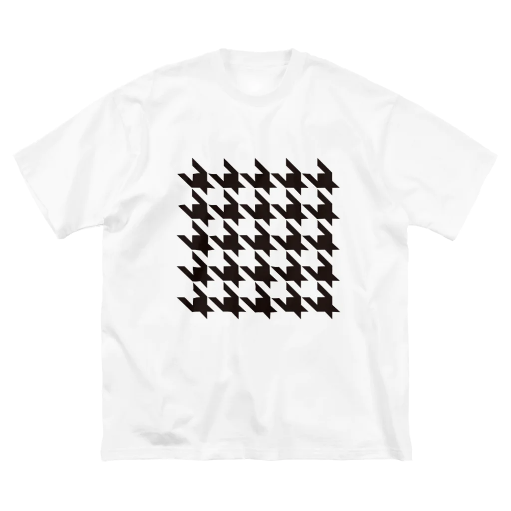 TATEYAMAのHoundtooth 3 ビッグシルエットTシャツ