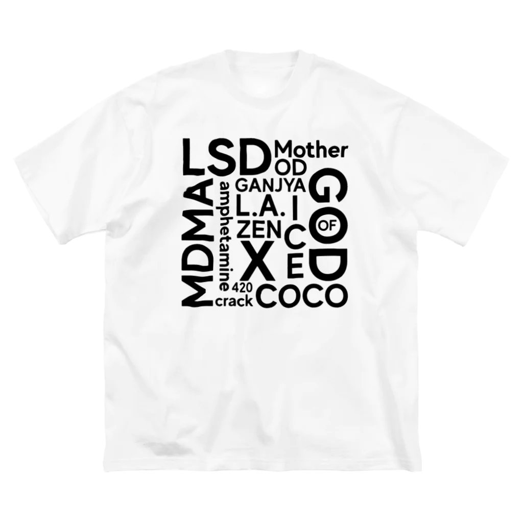 ZENSTOREのZEN『drag name』 ビッグシルエットTシャツ