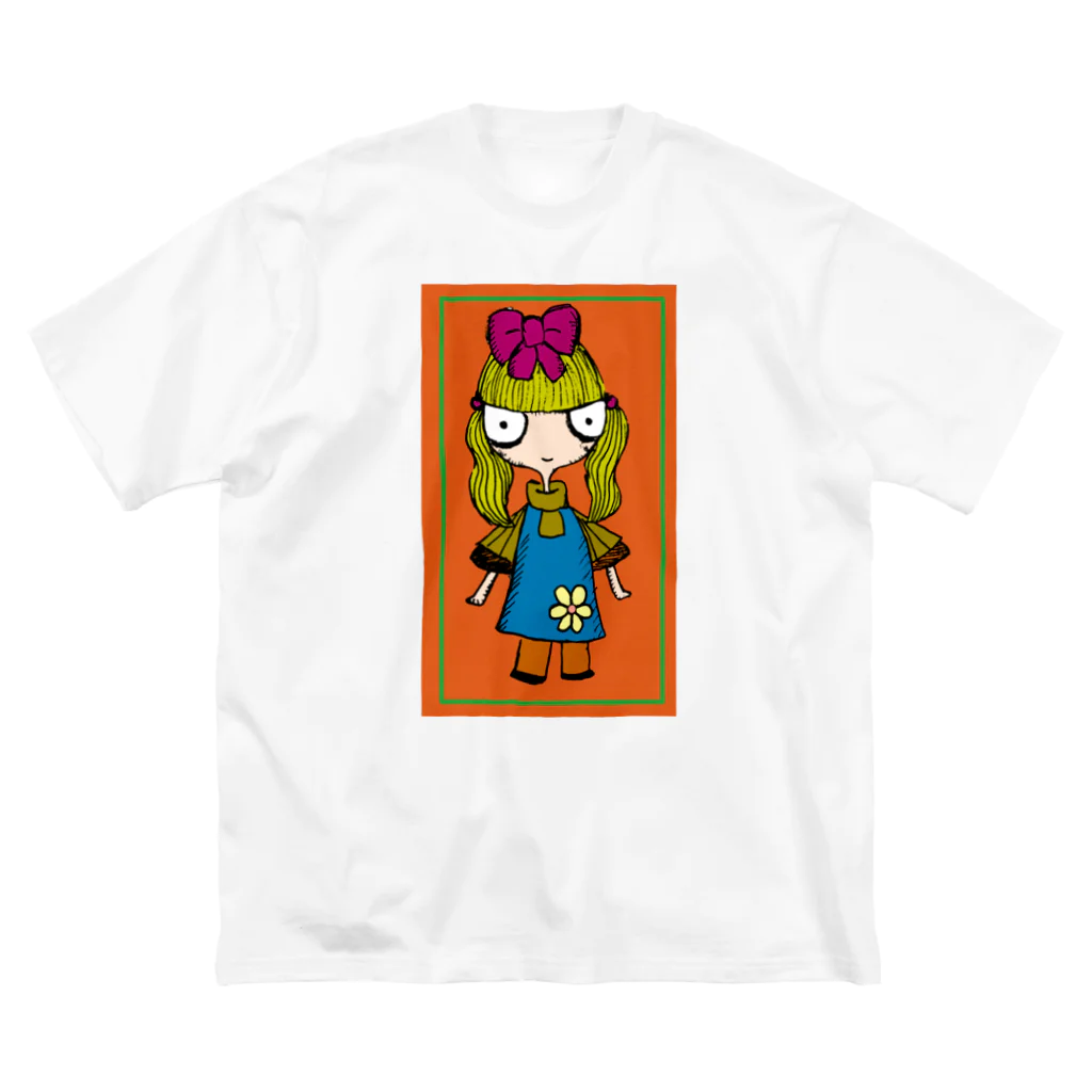 コナテオニのかわいい女の子オレンジ Big T-Shirt