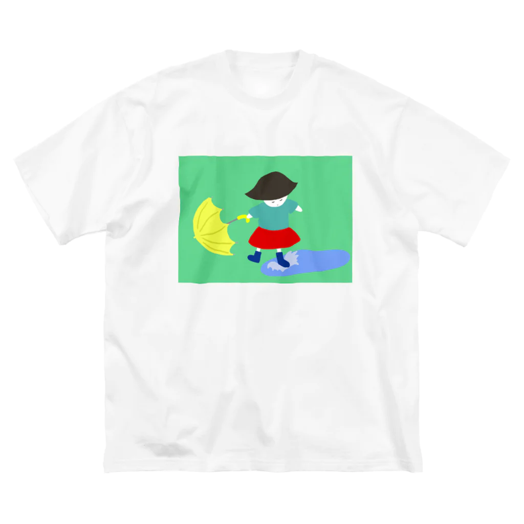 mikitoartの水で遊ぶ女の子 Big T-Shirt