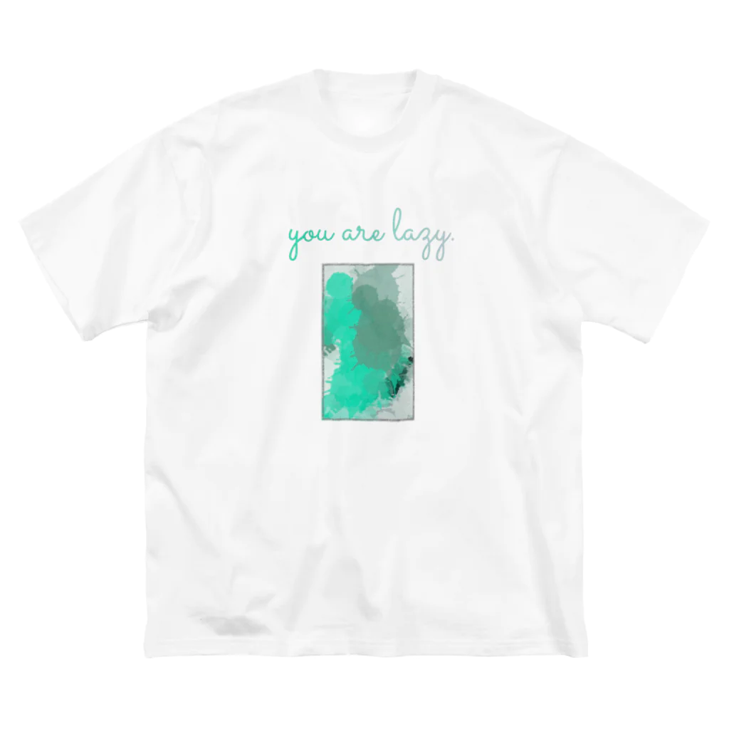 porinのYou are lazy. ビッグシルエットTシャツ