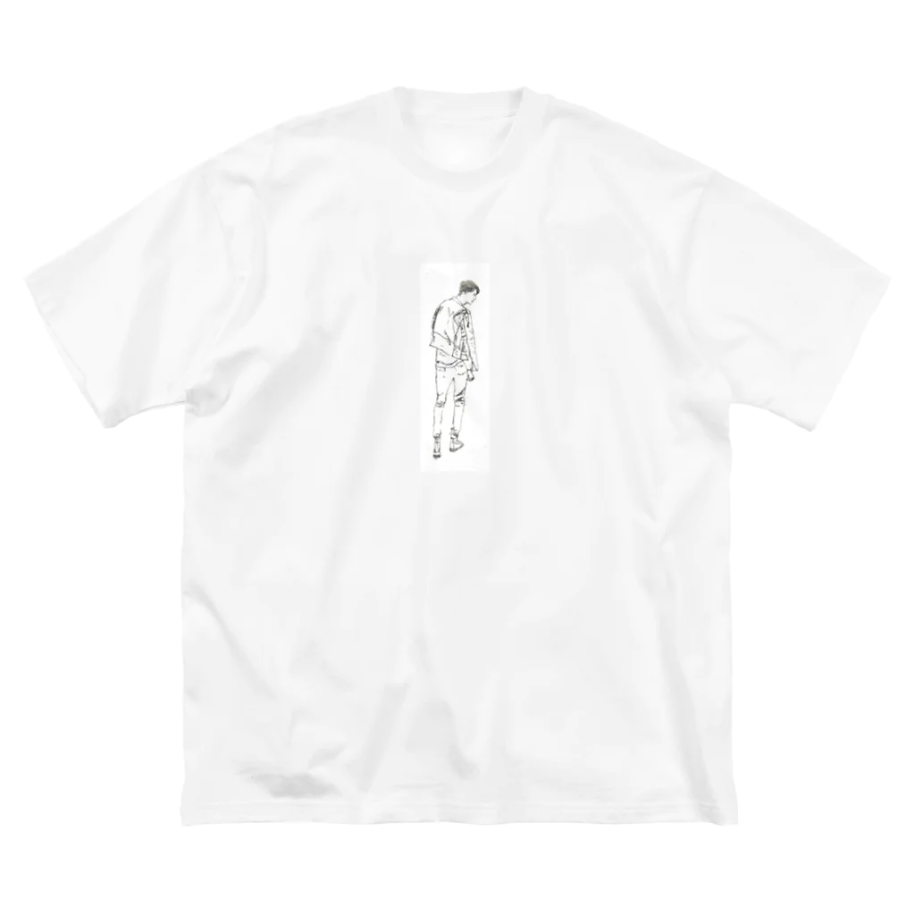 ki-adi-mundiの男no.2 ビッグシルエットTシャツ