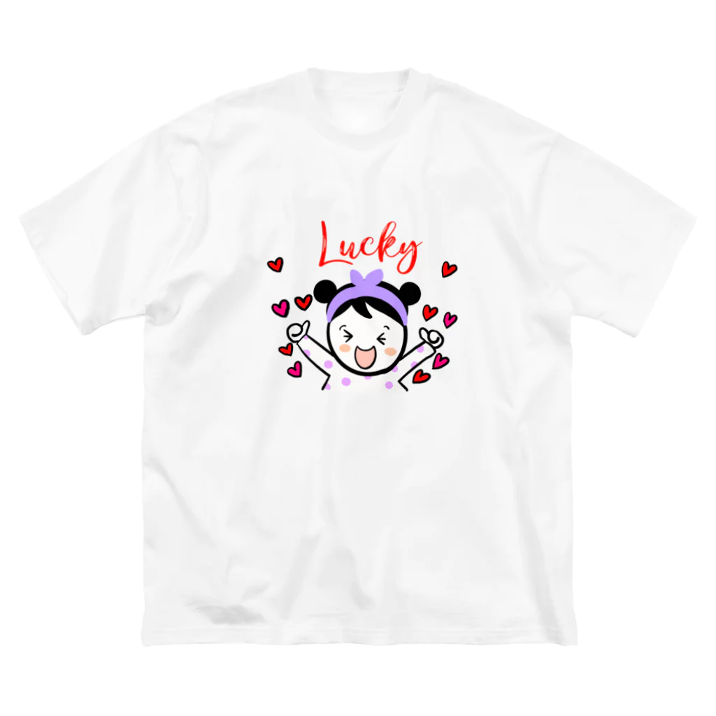 あゆみんのラッキースマイルちゃん ビッグシルエットTシャツ