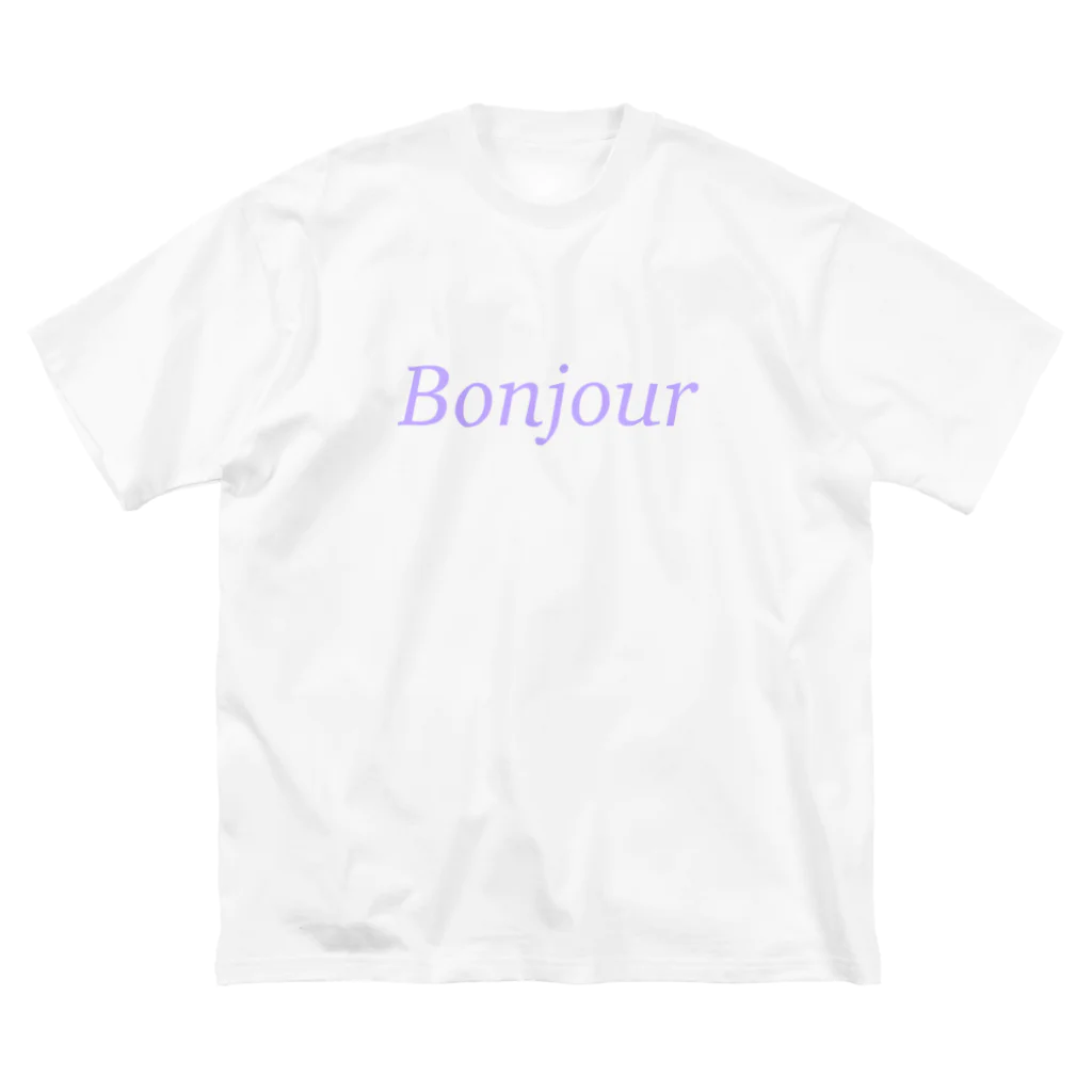 Juli MeerのBonjour ビッグシルエットTシャツ