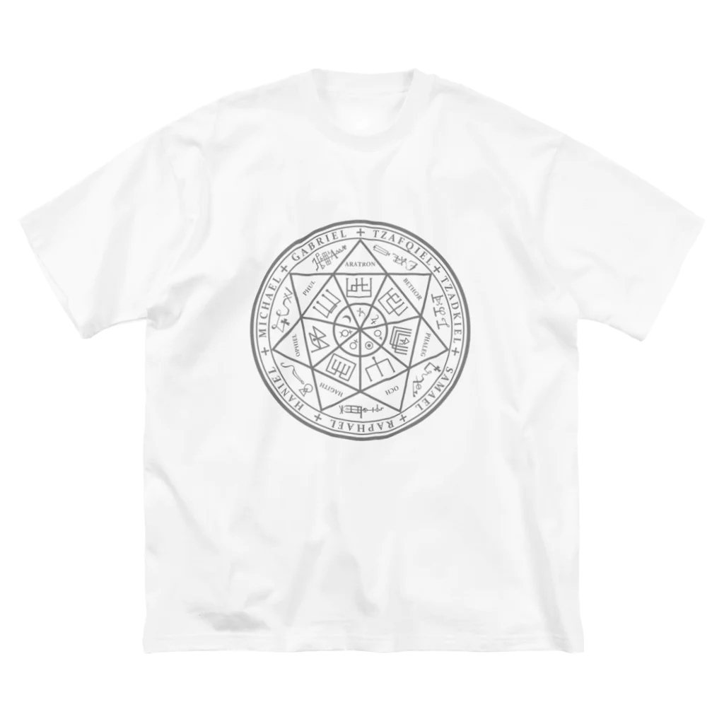 CONGLADの七芒星（７大天使シジル） ビッグシルエットTシャツ