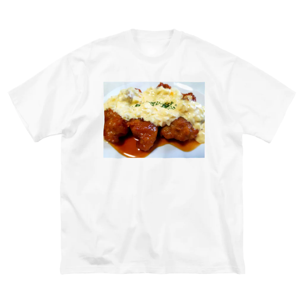 IAMOREのチキン南蛮Tシャツ Big T-Shirt