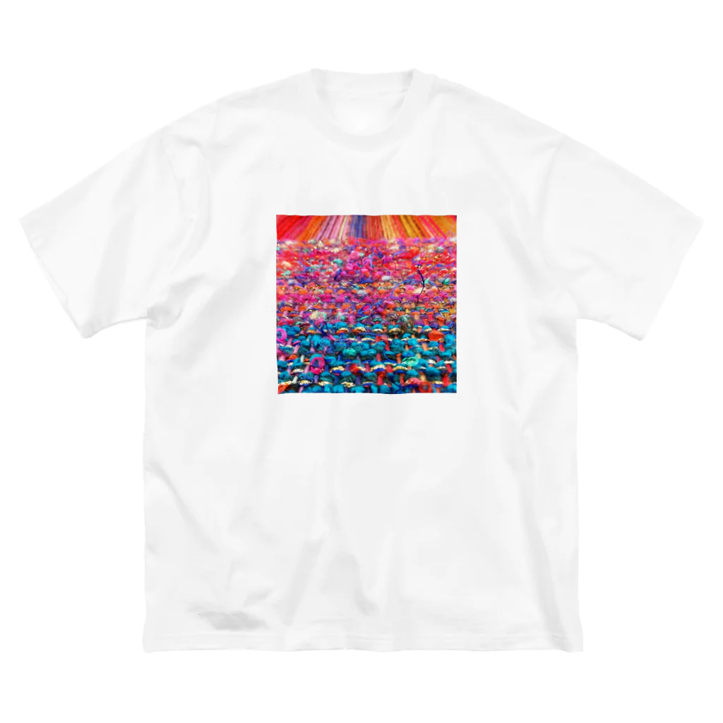 カヨラボ　スズリショップの珊瑚礁／カヨサトーTX ビッグシルエットTシャツ