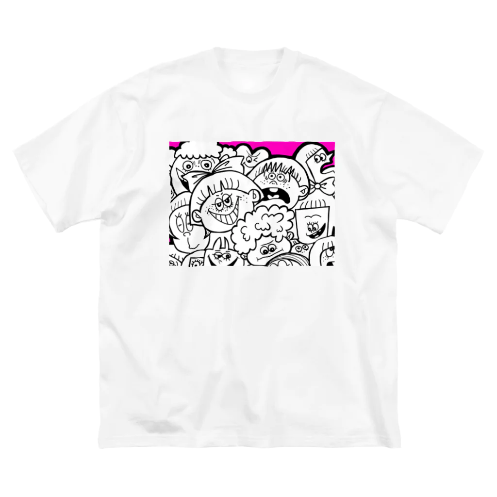 shiikaのヒトビト(ロ) ビッグシルエットTシャツ