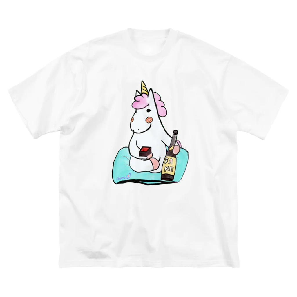 天使のやすらぎのほろ酔いこんこん Big T-Shirt