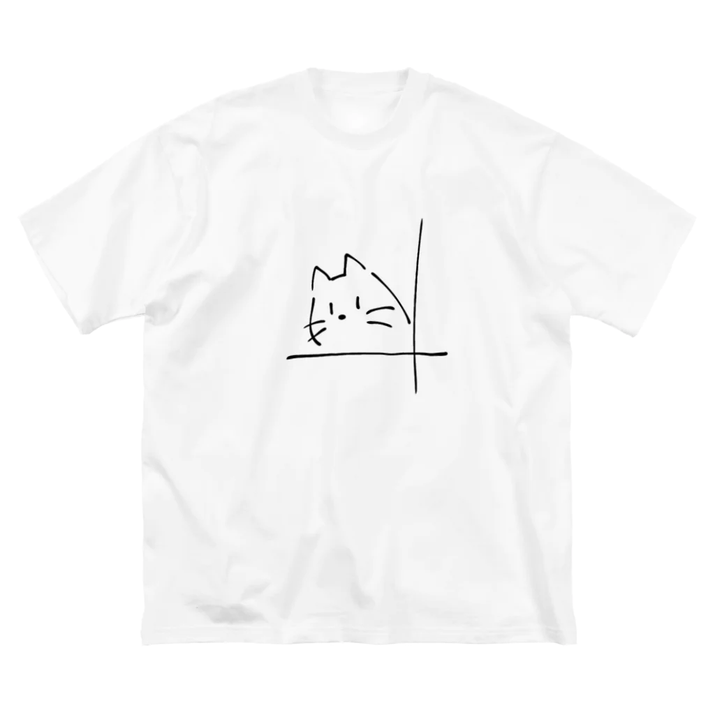 せんゃんの窓辺 猫 ビッグシルエットTシャツ