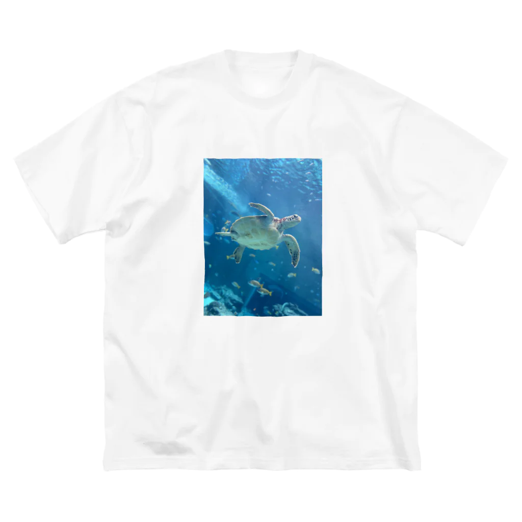 まるこのビッグシルエットTシャツ【ウミガメ】 Big T-Shirt