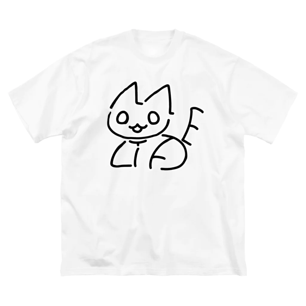 えいくらのNO CAT NO LIFE 香箱 ビッグシルエットTシャツ