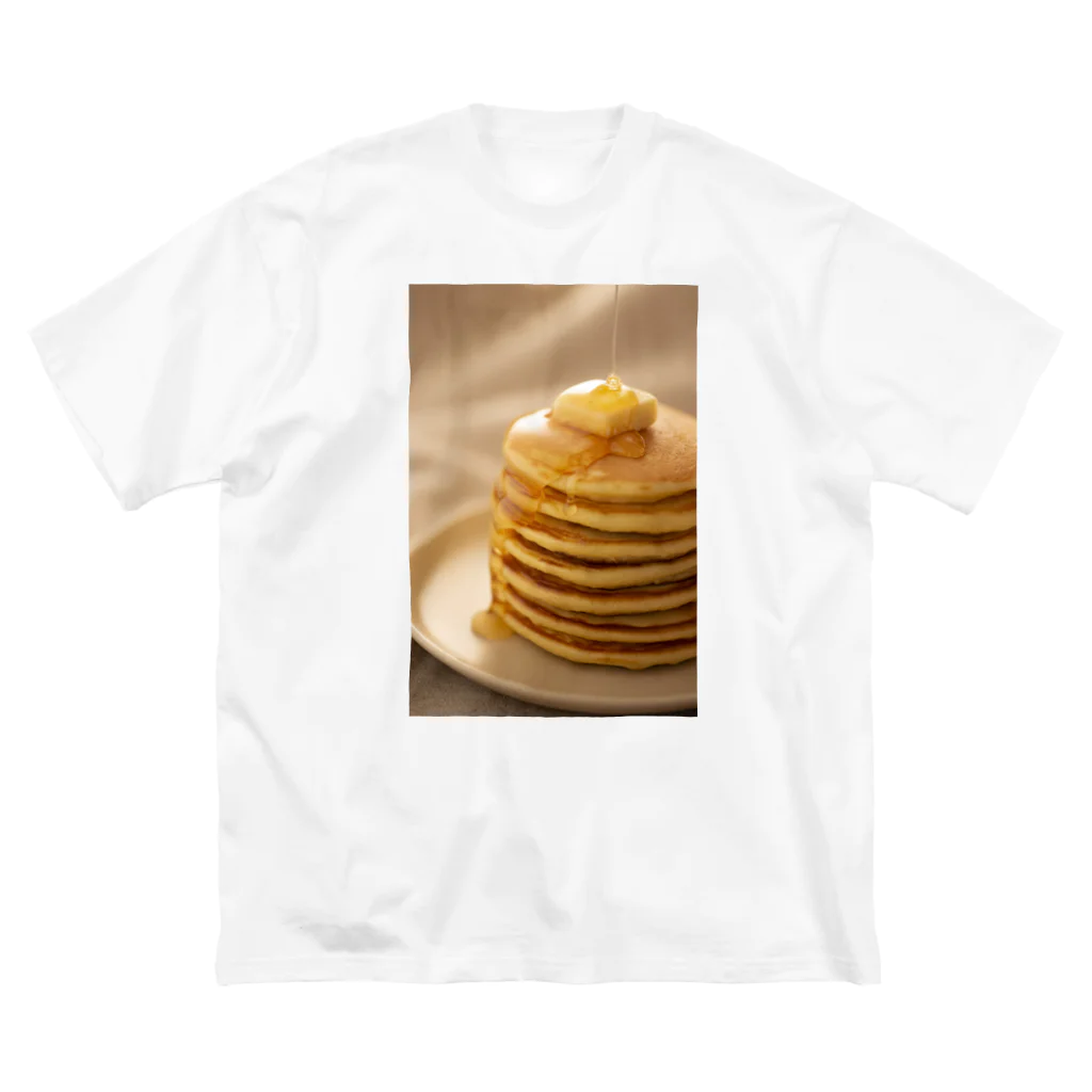 simoneのシズル感たっぷりホットケーキ ビッグシルエットTシャツ