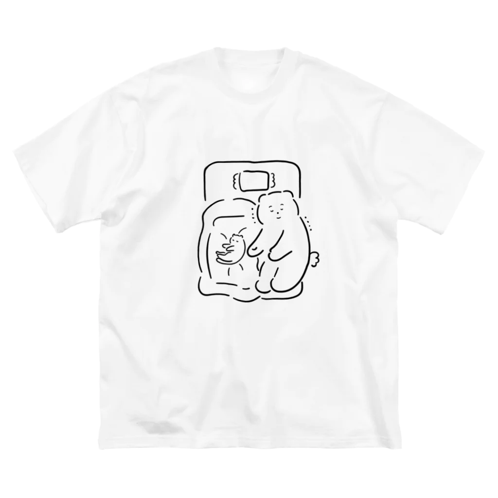 yugoro5のやさしいくまおじさん２ ビッグシルエットTシャツ