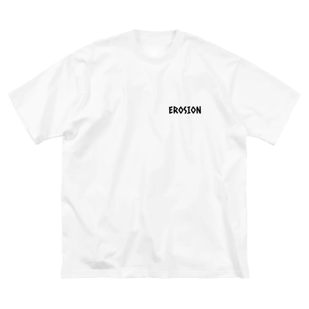 EROSIONの 烏　 ビッグシルエットTシャツ