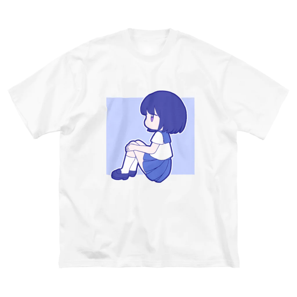 かわいいもののおみせ　いそぎんちゃくのセーラー服ちゃん ビッグシルエットTシャツ