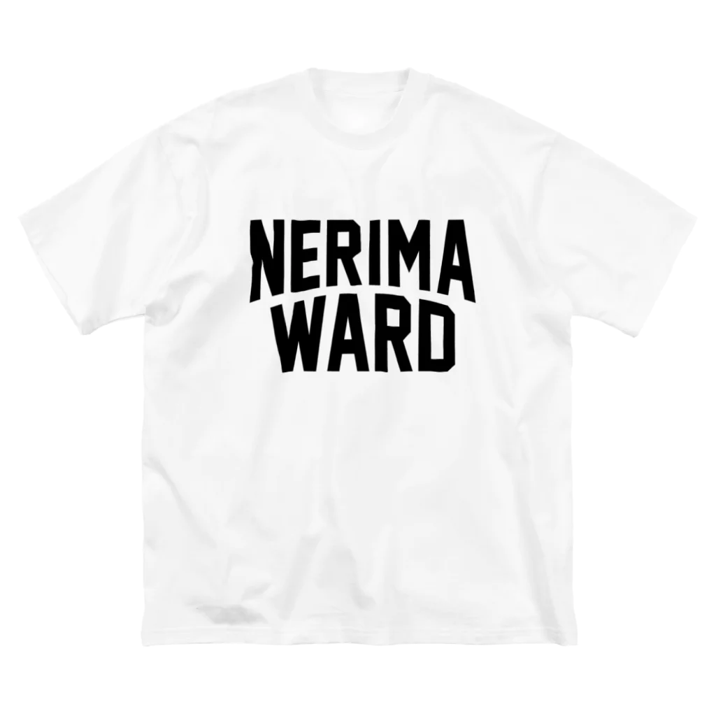 JIMOTOE Wear Local Japanの練馬区 NERIMA WARD ロゴブラック Big T-Shirt