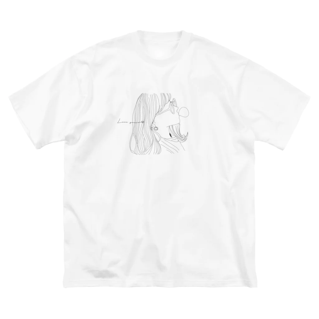 206%のLove yourself . Big T-Shirt