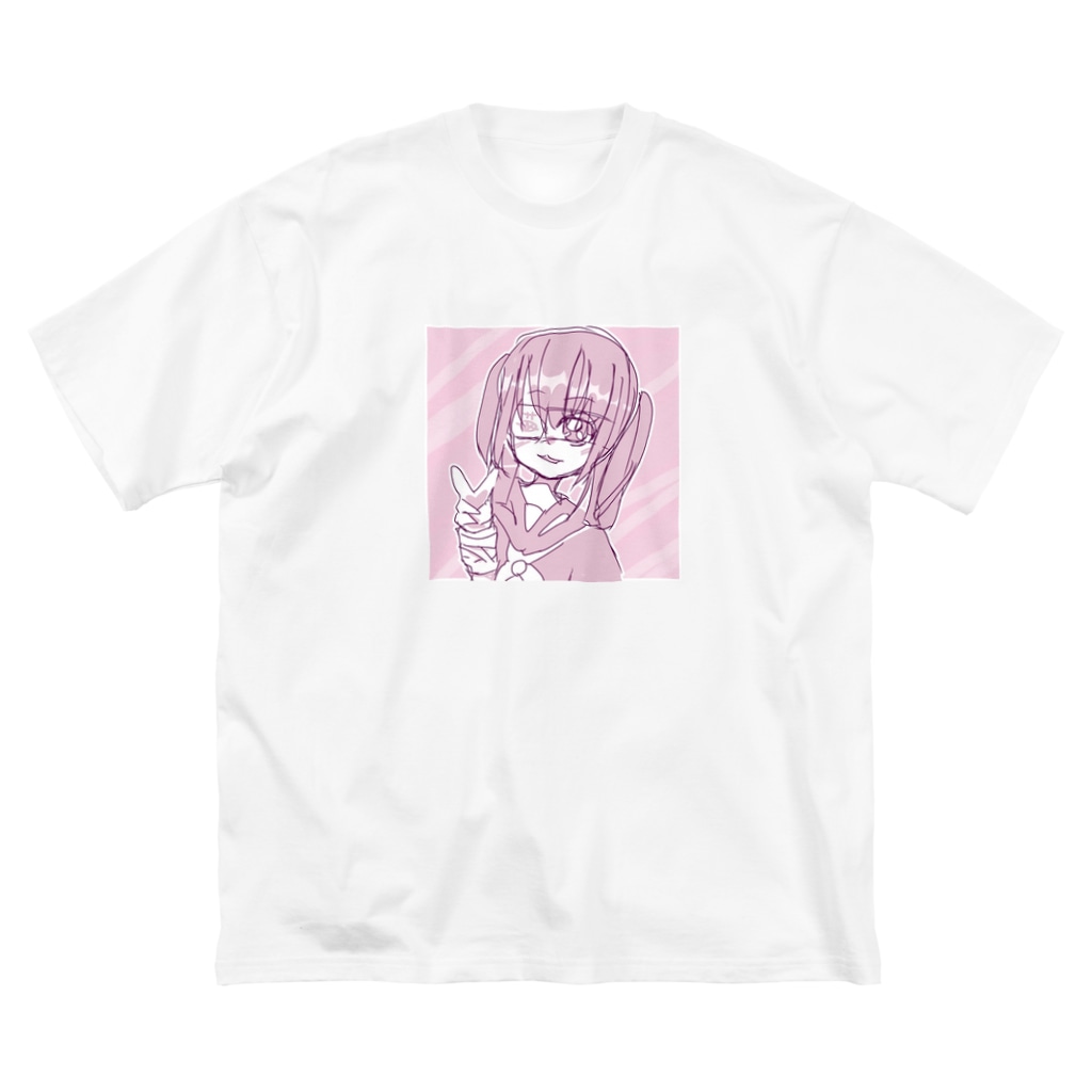 病みかわ苺ぴんくちゃん 岡田創作百貨店 Suzuri支店 Okada5714 のビッグシルエットtシャツ通販 Suzuri スズリ