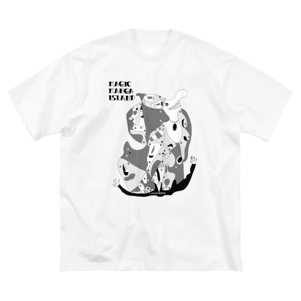 岡本なう - okamoto now -のmagic manga islandの土産物 ビッグシルエットTシャツ