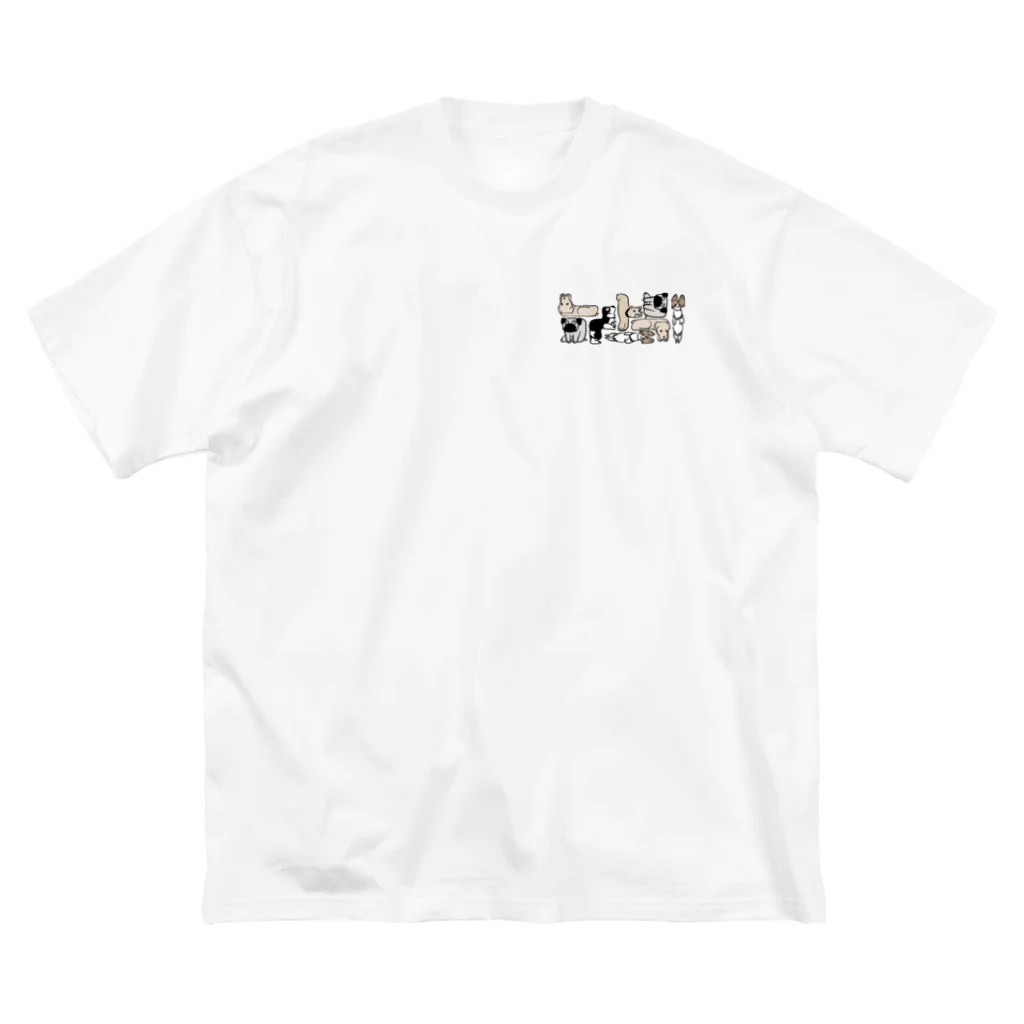 SHOP BØWNTENの犬ブロック Big T-Shirt