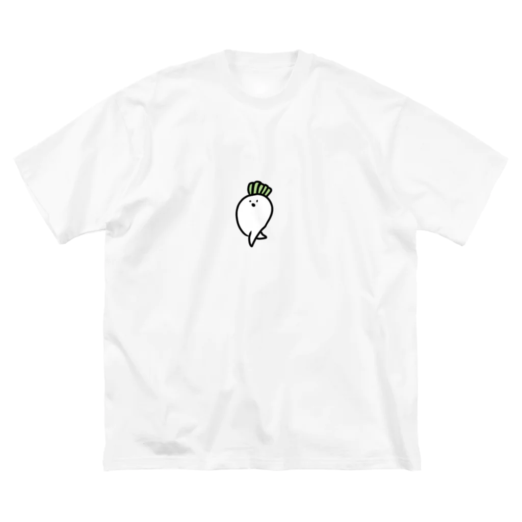 white_のだいこんあるき Big T-Shirt