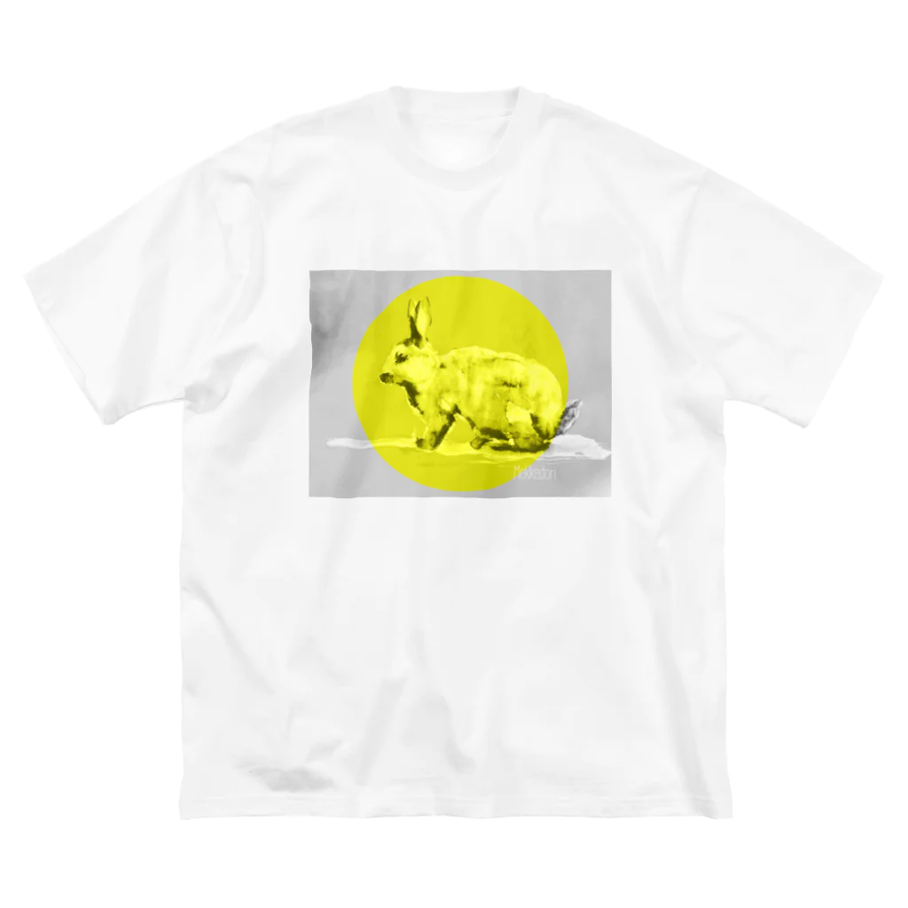 Mekkedoriのうさぎ黄色 Big T-Shirt