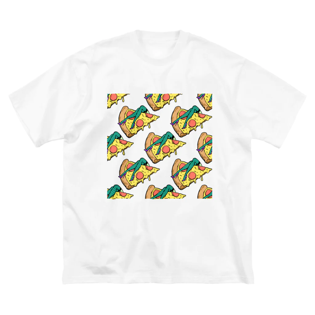 Mieko_Kawasakiの欲望のピザ🍕　GUILTY PLEASURE PIZZA AO TRANSPARENCY Big T-Shirt