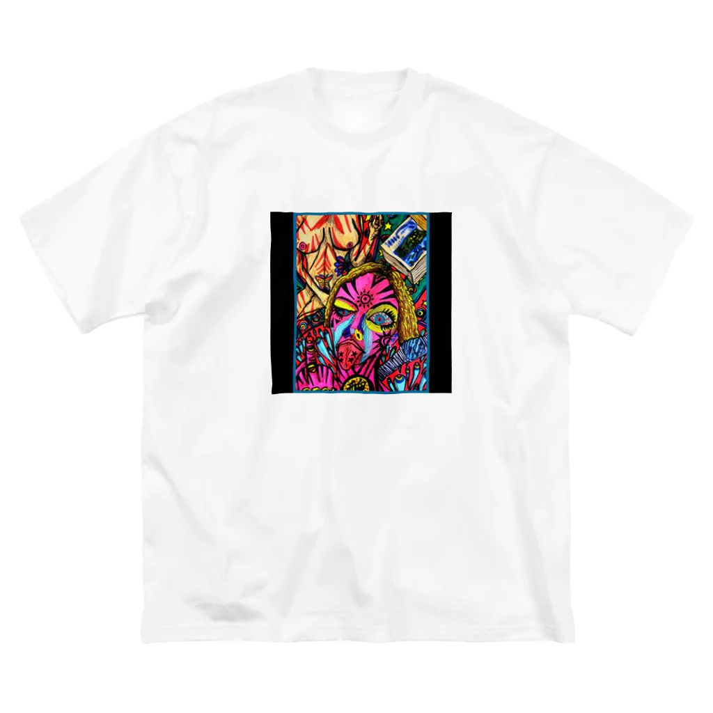 愛男-ARTWORK-の醜いか！？ ビッグシルエットTシャツ