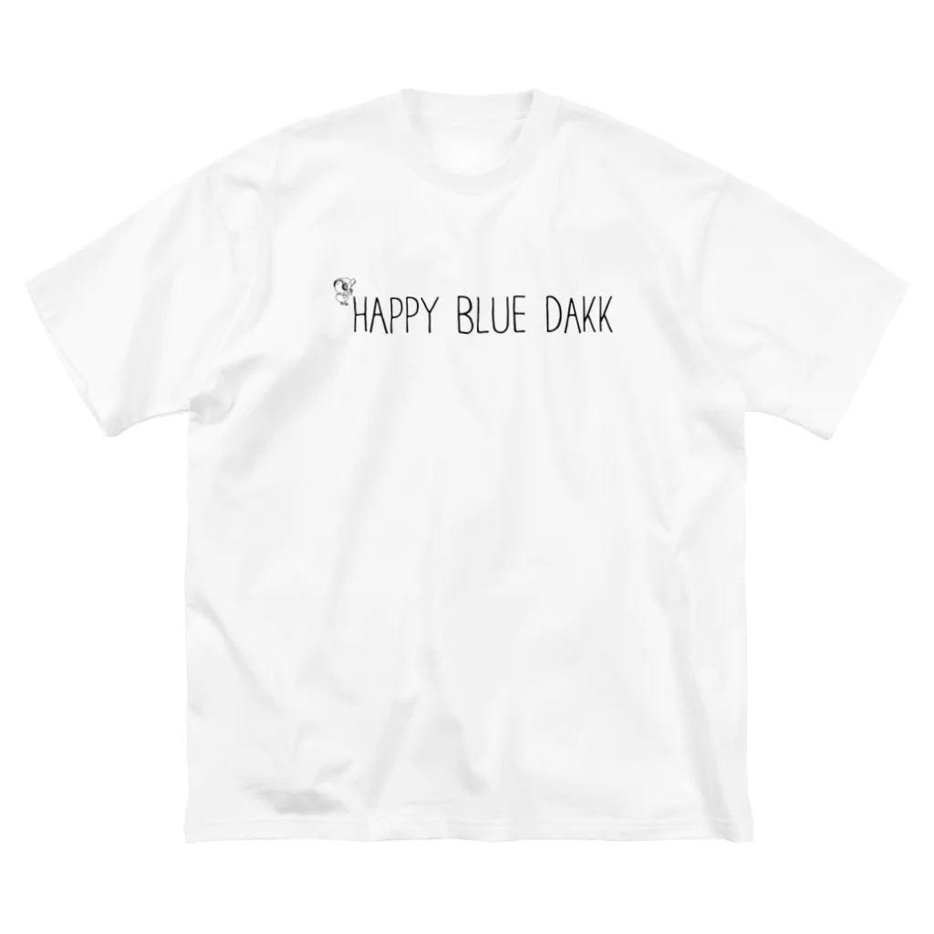 HAPPY BLUE DAKK のsimple is best DAKK ビッグシルエットTシャツ