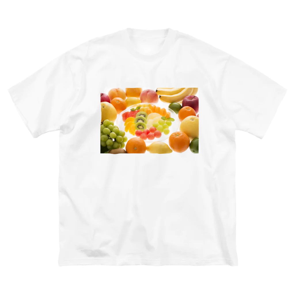 simoneのカットフルーツ・フルーツ集合 ビッグシルエットTシャツ
