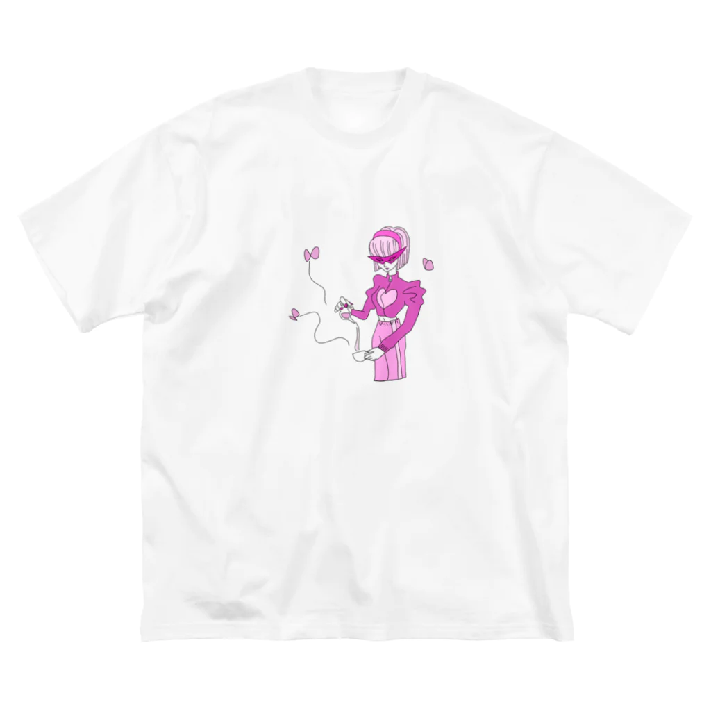 tef tefのらぶちゃん Big T-Shirt