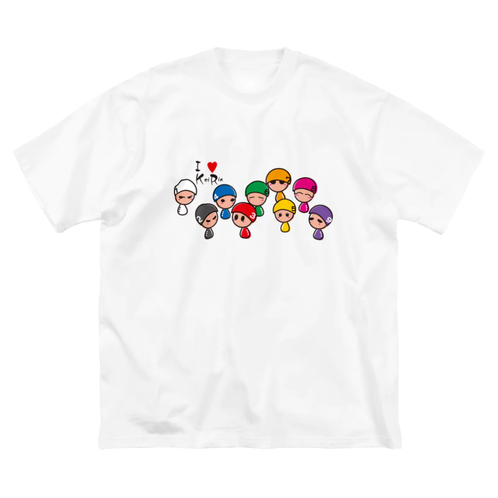 競輪研究の競輪研究公式アイテムです♪ ビッグシルエットTシャツ