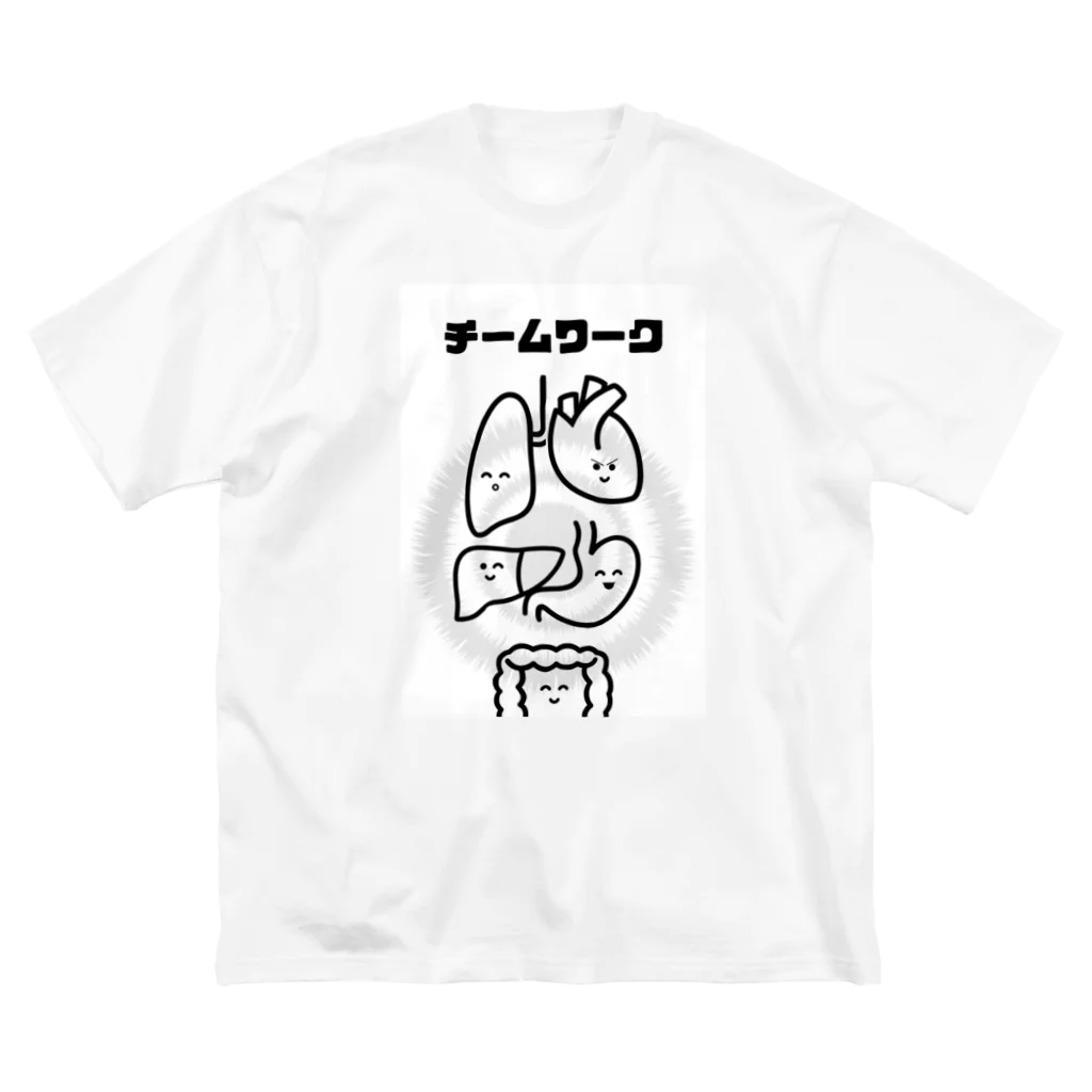 ANOTHER GLASSのチームワーク ビッグシルエットTシャツ