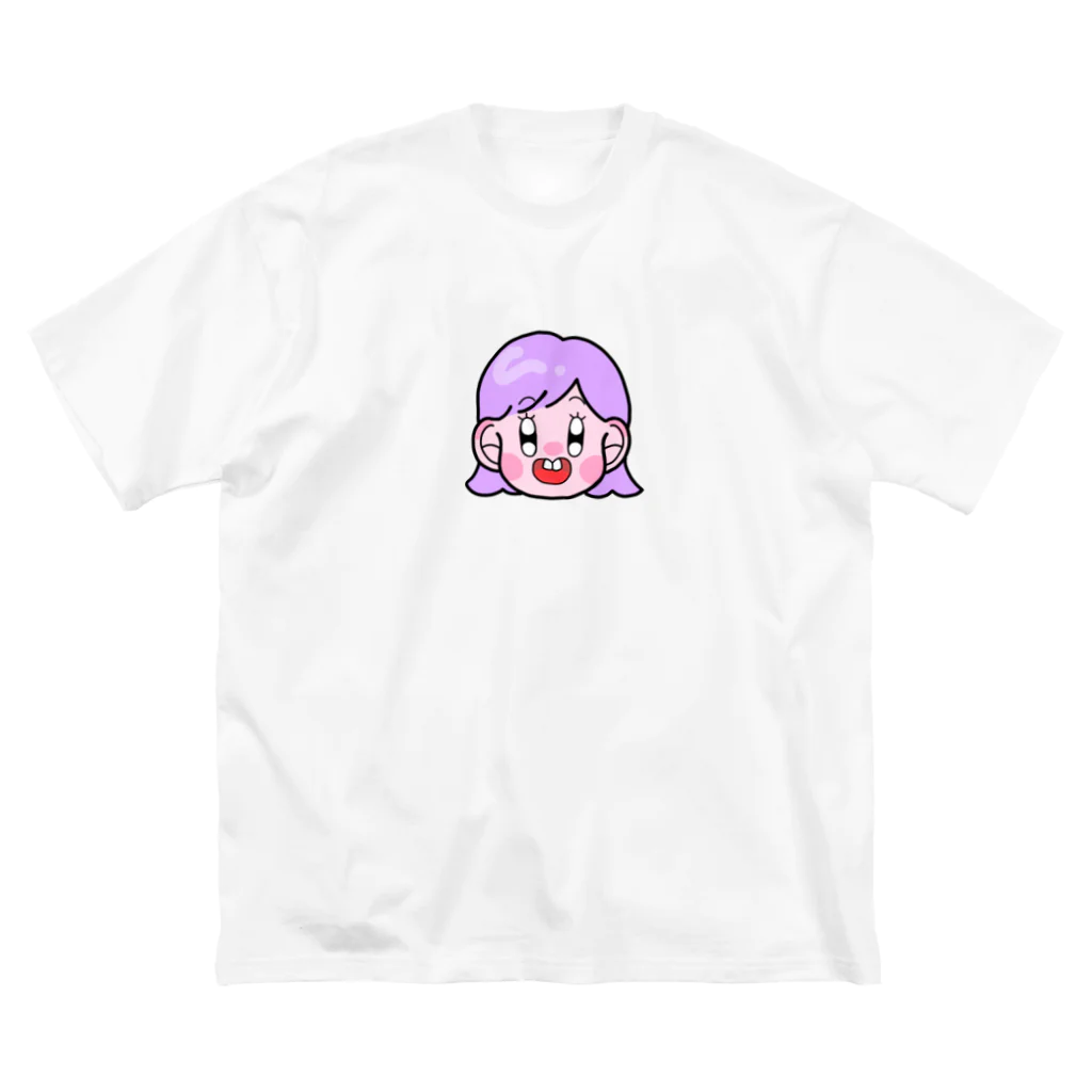 MoChiのまえばちゃん ビッグシルエットTシャツ