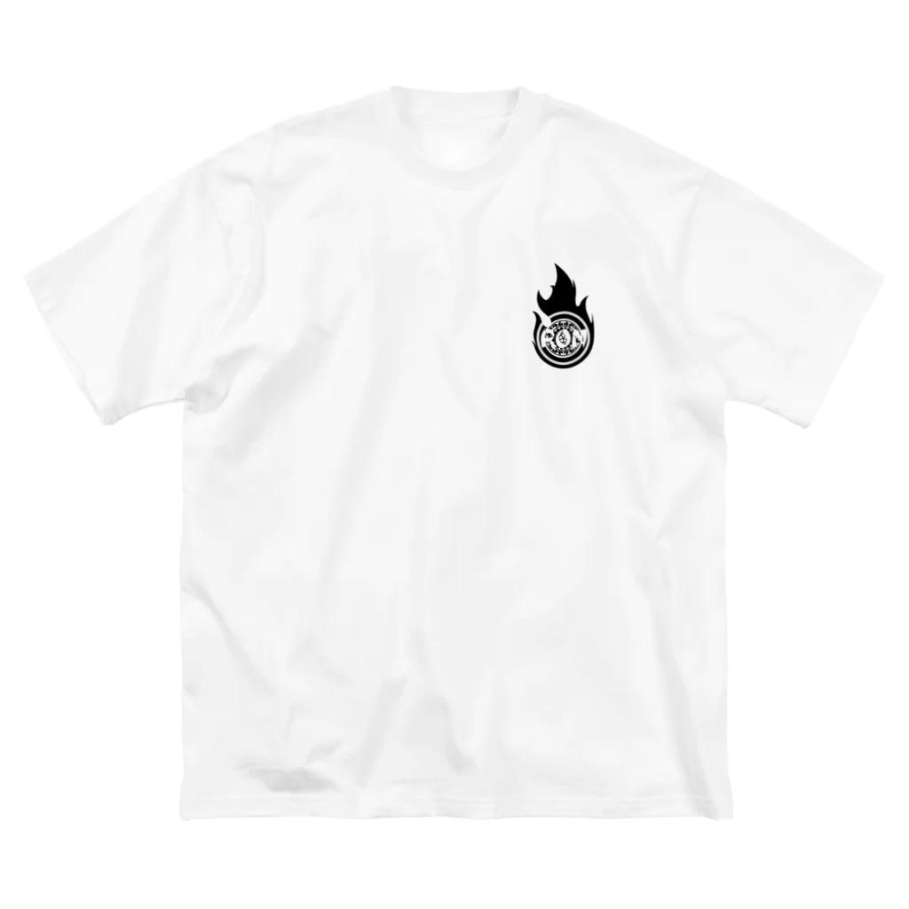 KURO Ink.（クロ インク）の平和 🀄️🕊🀄️ ピンフ ビッグシルエットTシャツ