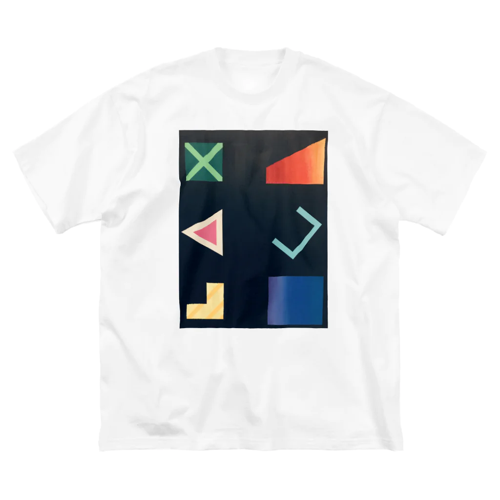 Futsutsuka_Monoの□ △ × ビッグシルエットTシャツ