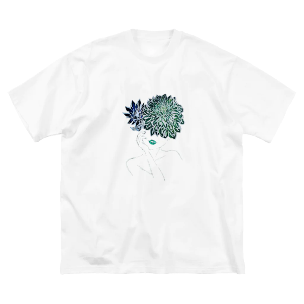 hoshan☺︎flower garden❁の【 Dahlia Head 】part.2 Big T-Shirt