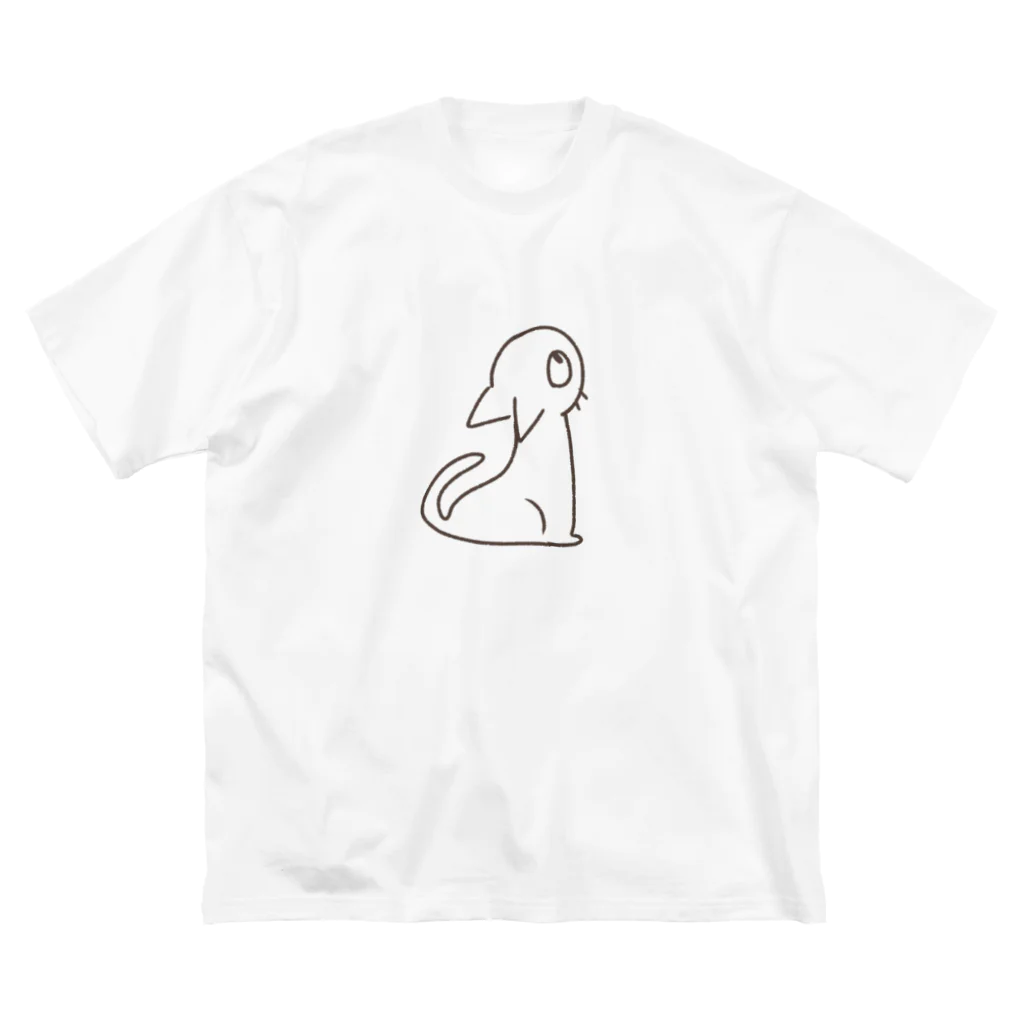 せきね まりのの人間をみまもるねこ(良いことあるよ Big T-Shirt