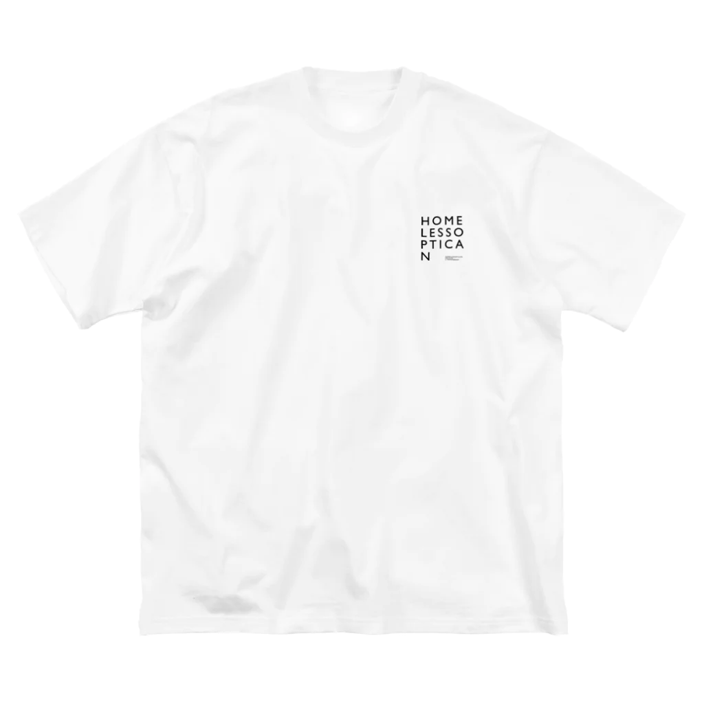 HOMELESS OPTICANのLOGO PRINTED BIG SILHOUETTE TEE ビッグシルエットTシャツ