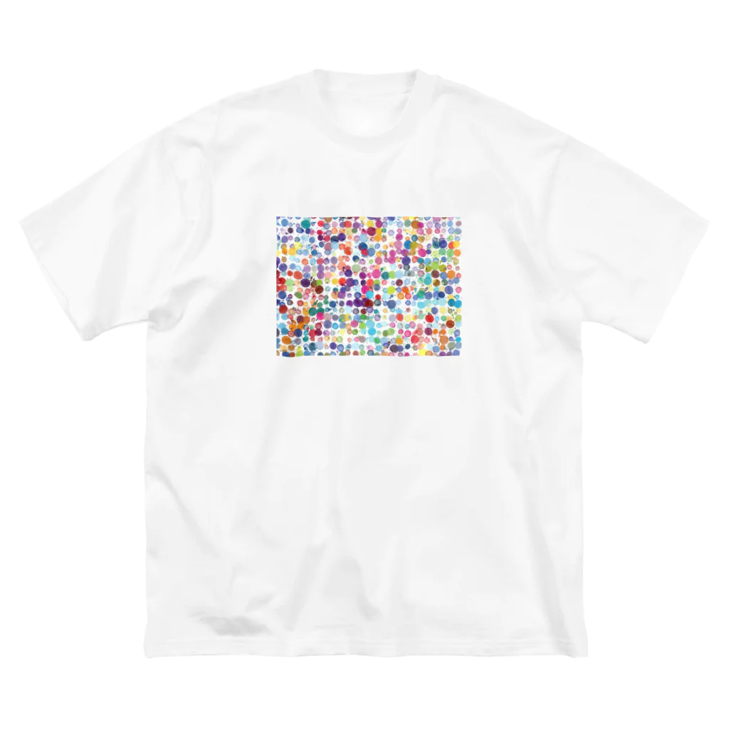 Tabbiesの水彩カラフルドット Big T-Shirt