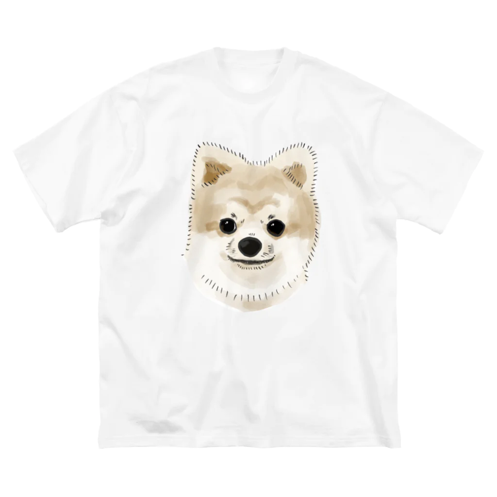 Sho Watanabeのポメのおもち君 ビッグシルエットTシャツ