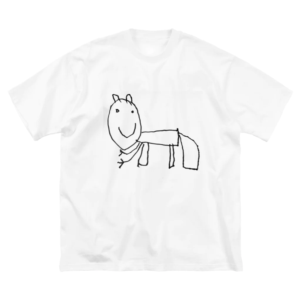 てくてくの秘密基地の息子の描いたネコ Big T-Shirt