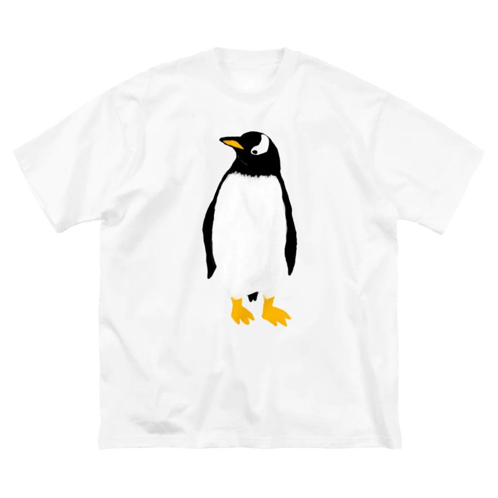 PGcafe-ペンギンカフェ-の佇むペンギン ビッグシルエットTシャツ