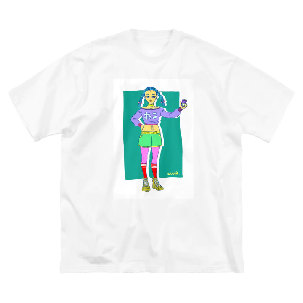 柳沢ユーヲのNeko suki Big T-Shirt